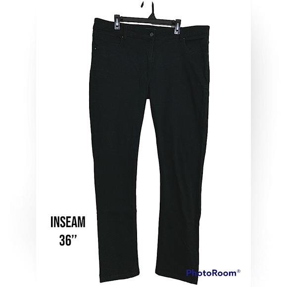 LONG TALL SALLY It’s Denim black jeans / FREE SHIPPING! - Picture 2 of 6